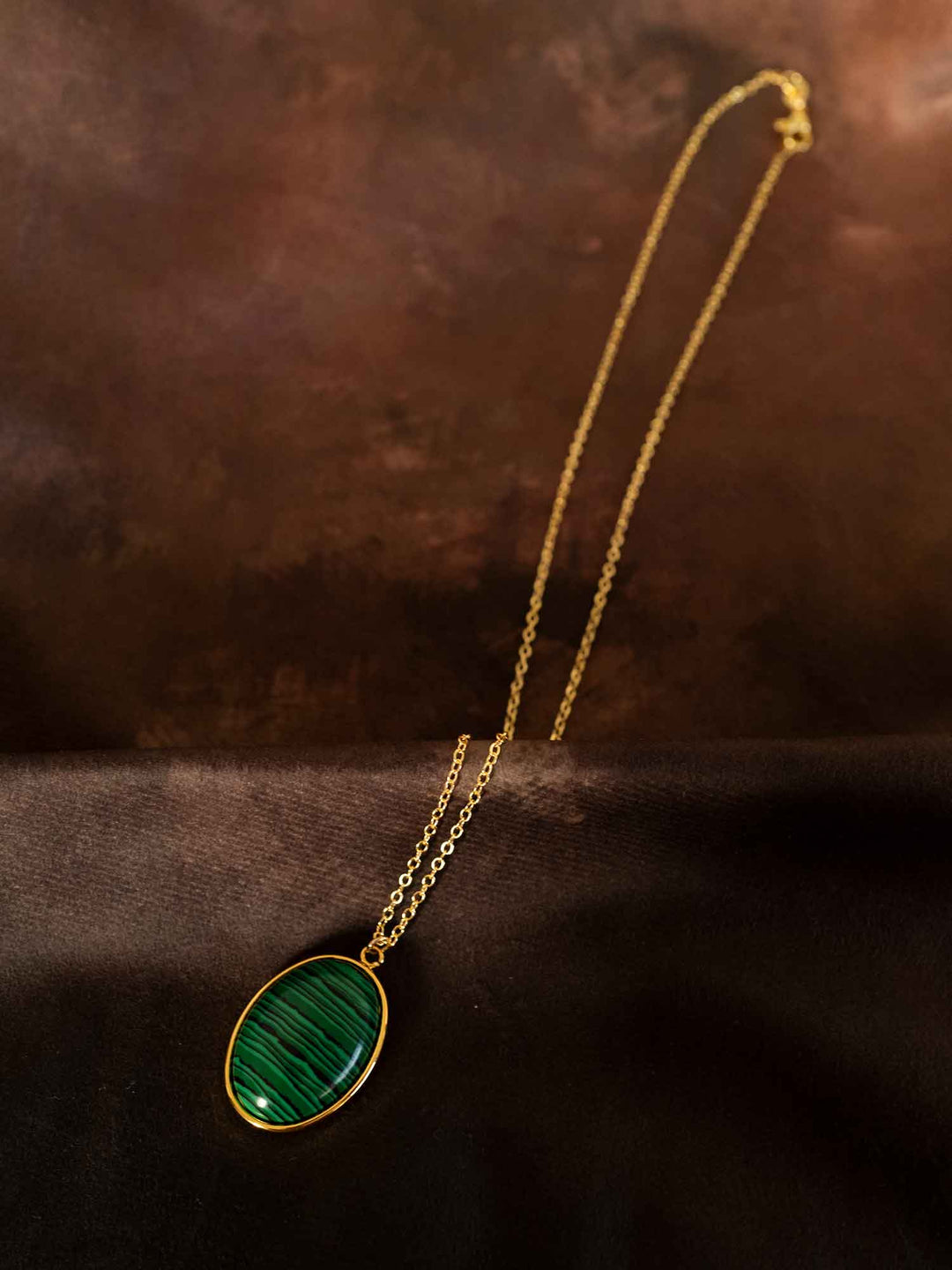 Blyssa Necklace Malachite