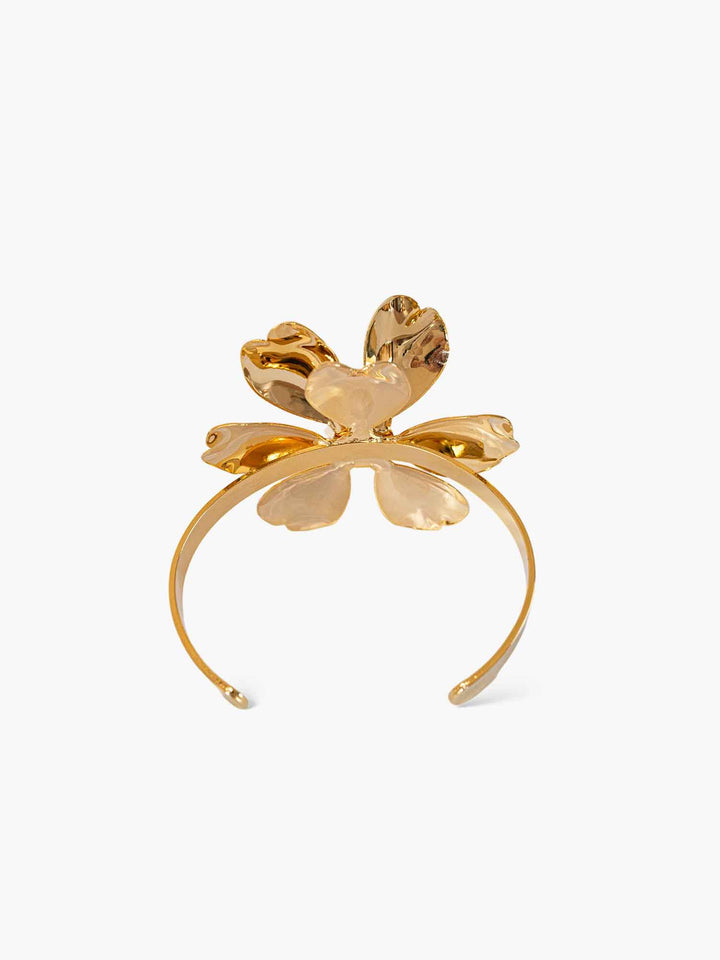 Calliope Gold Flower Statement Cuff