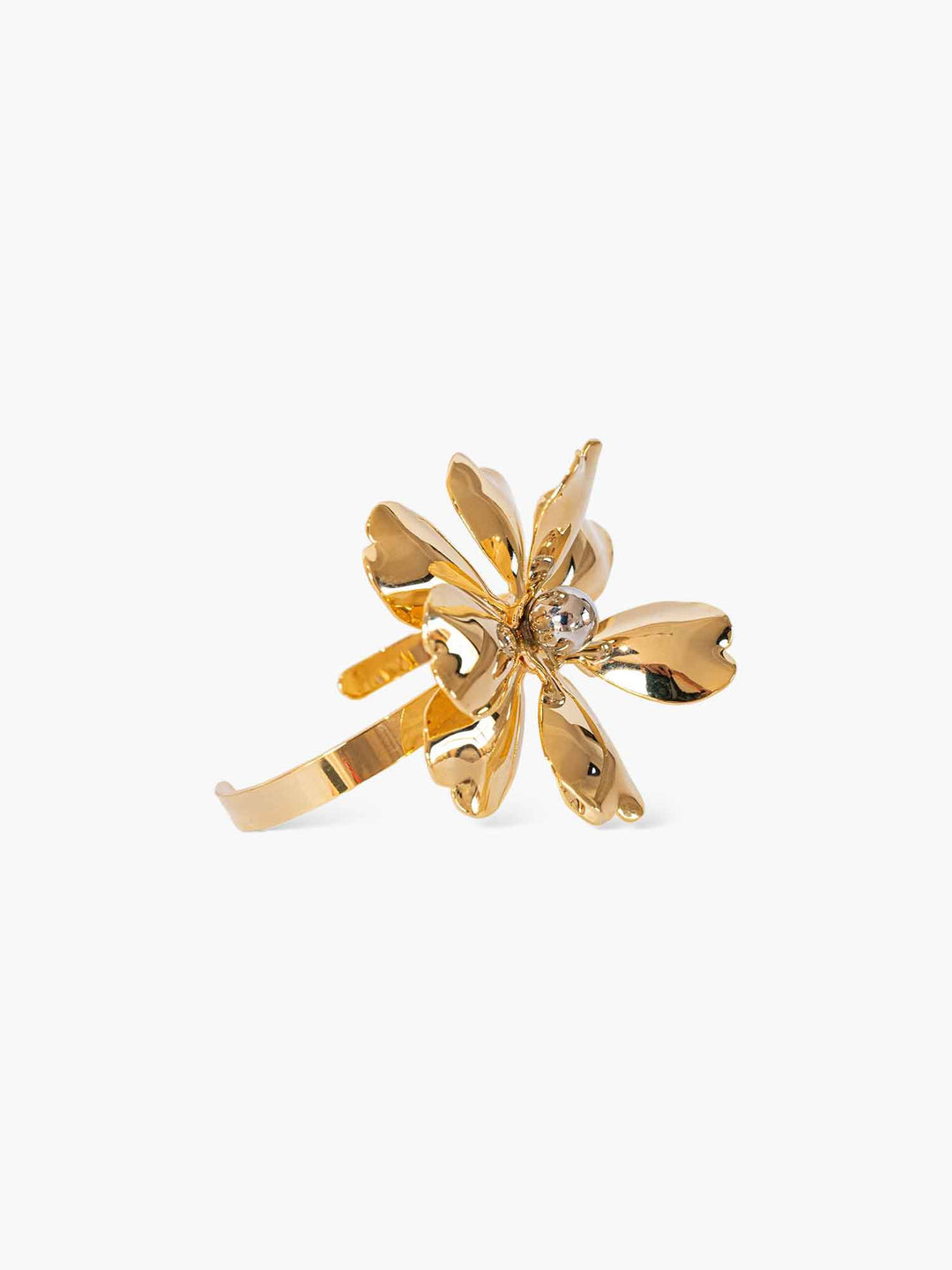 Calliope Gold Flower Statement Cuff