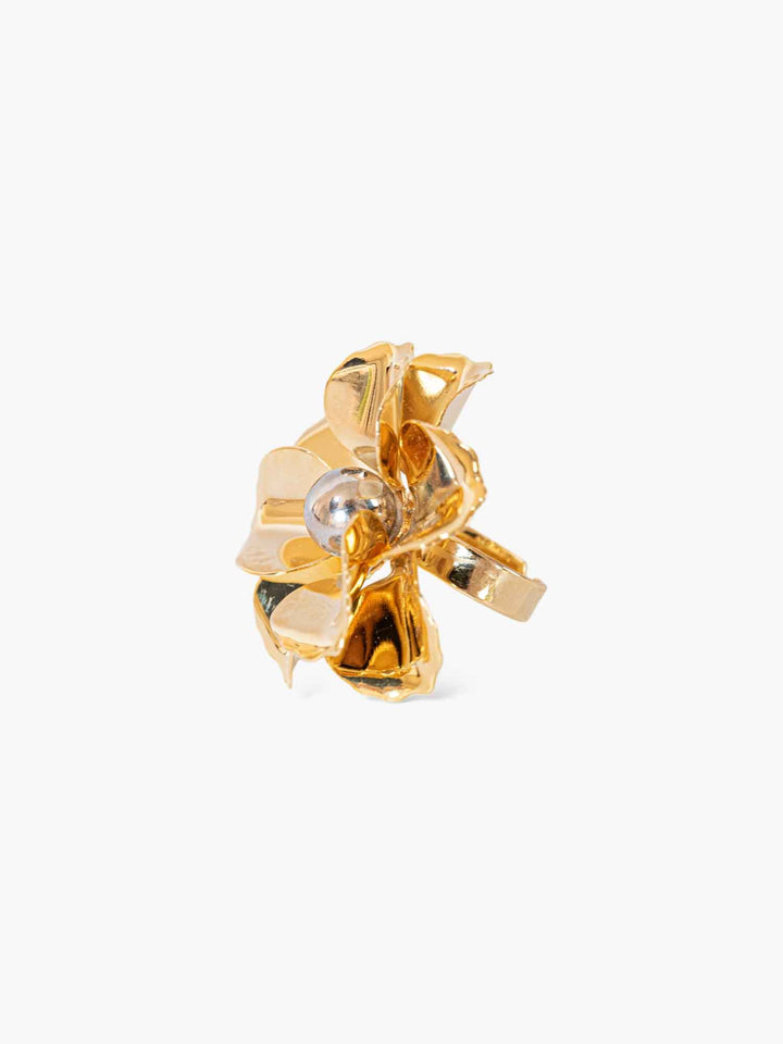 Calliope Gold Flower Statement Ring