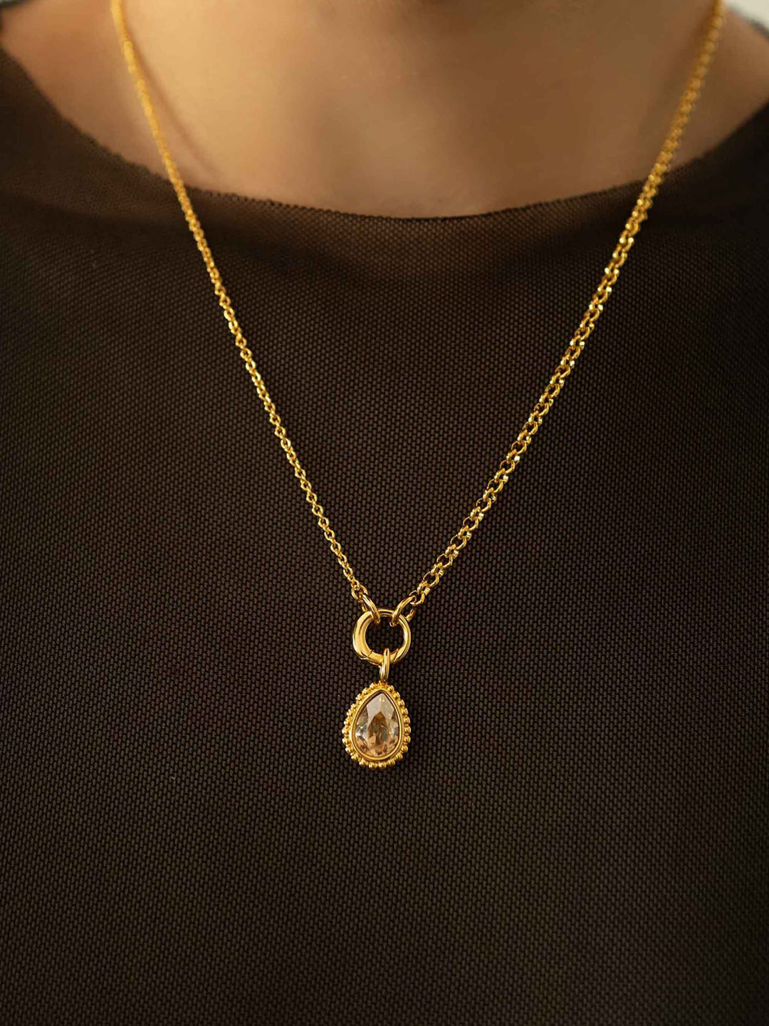 Teardrop Pendant Necklace