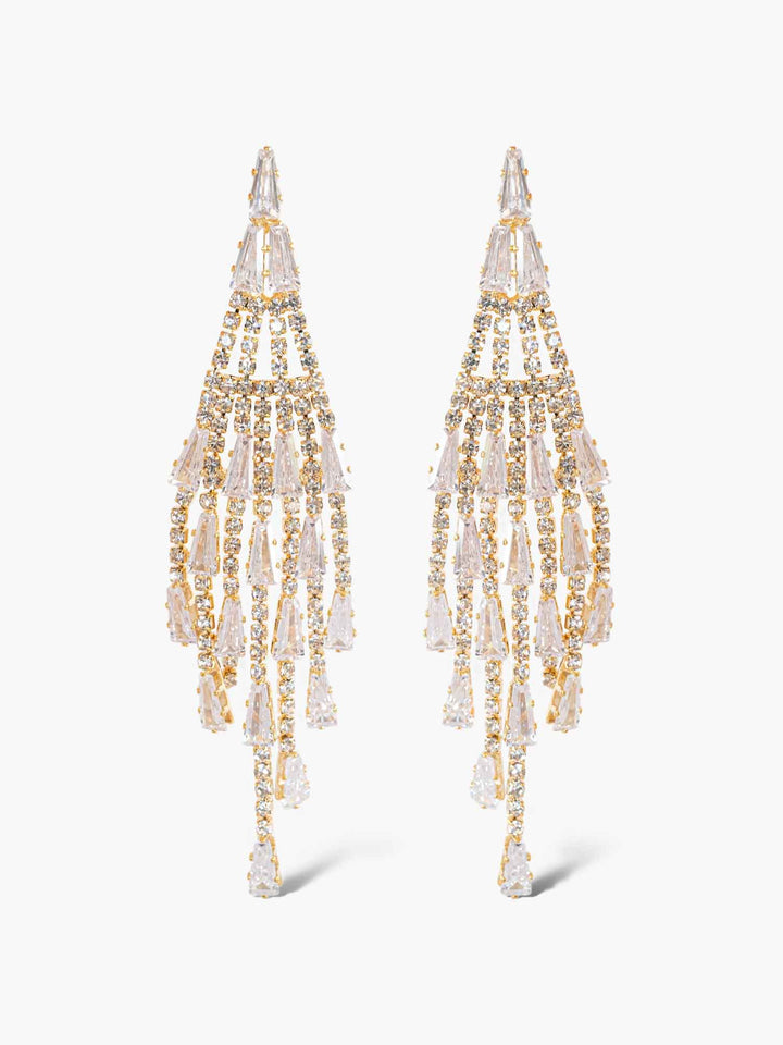 Czarina Crystal Waterfall Earrings