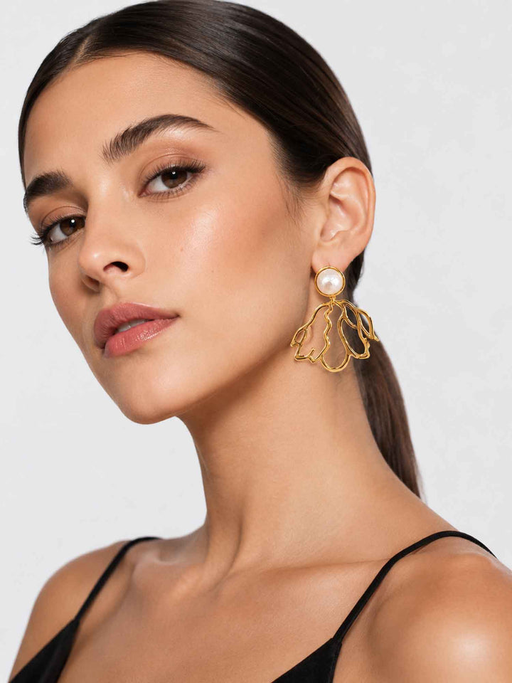 Dancer Gold Earrings