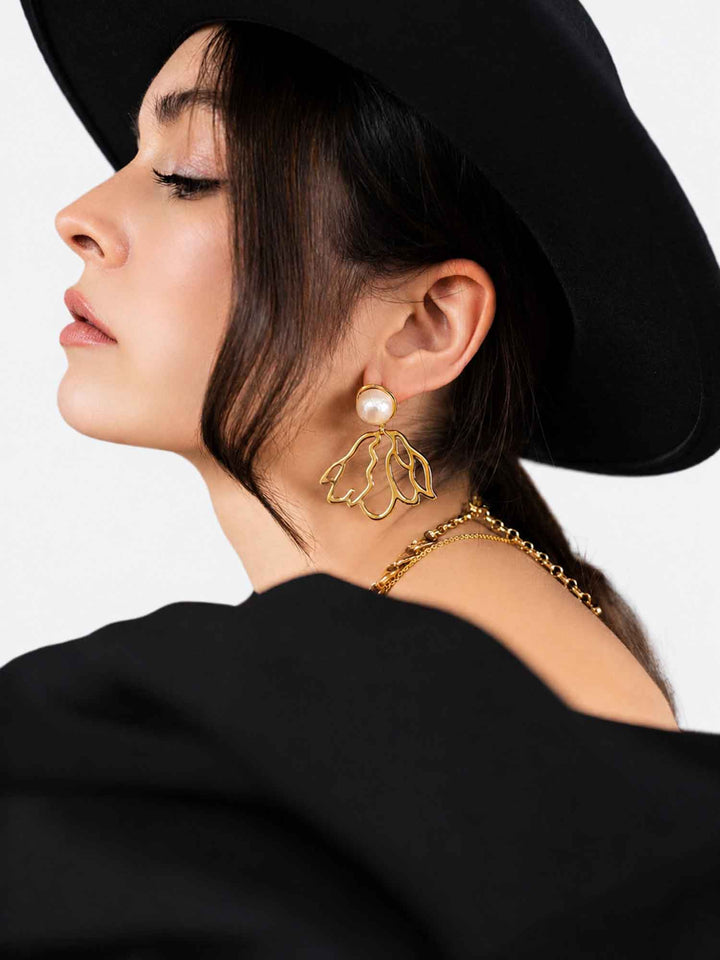 Dancer Gold Earrings
