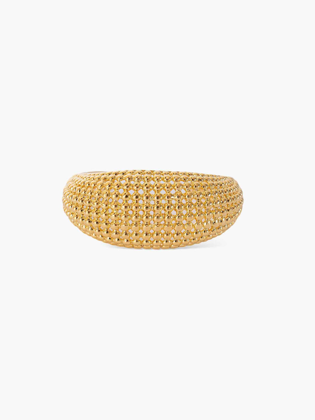 Elysia Gold Textured Statement Cuff Bracelet