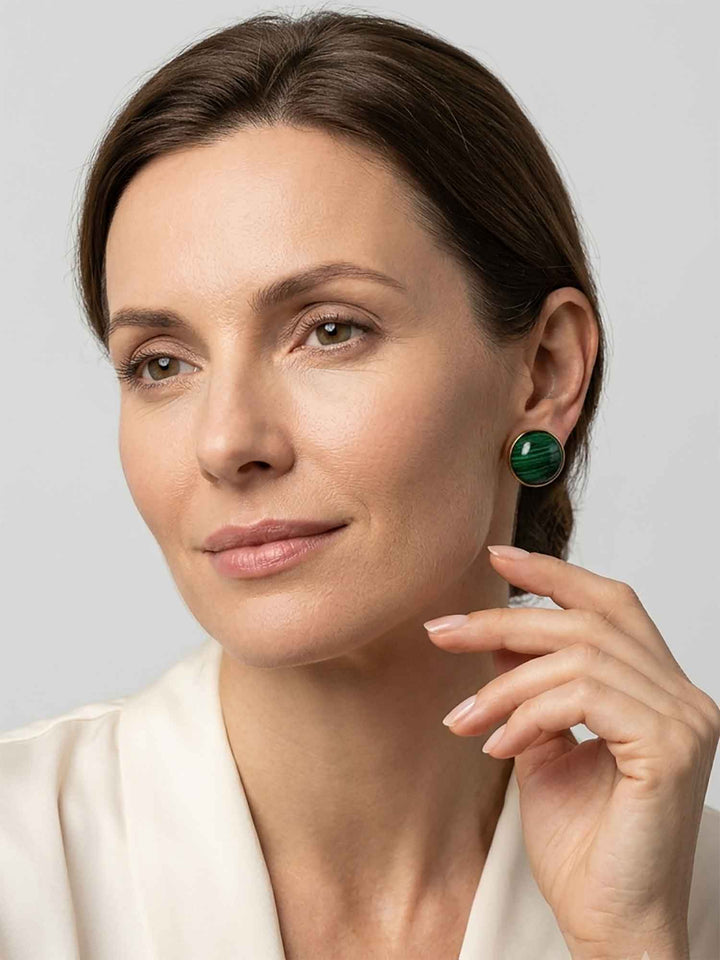 Pendientes Siona Malaquita