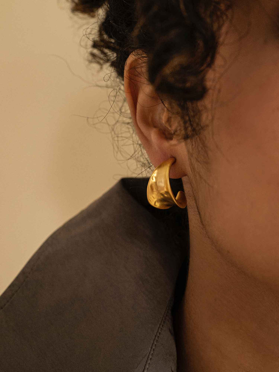 Genevieve Hoop Earrings