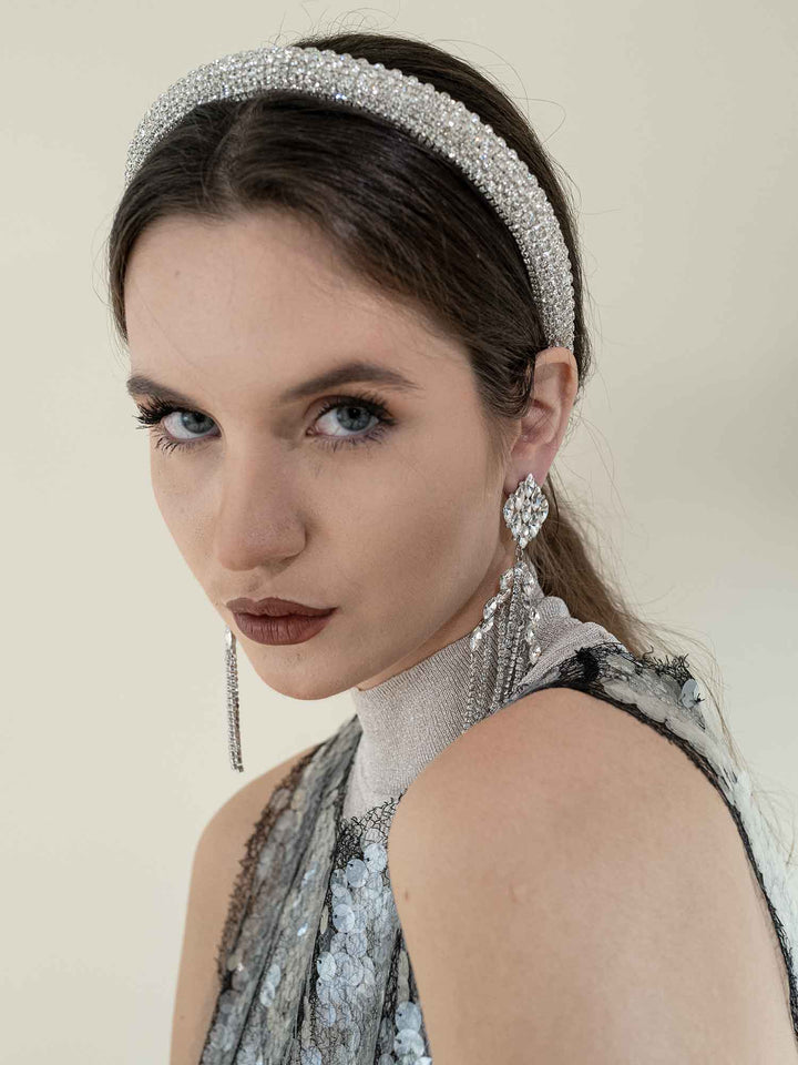 Rosalba Handcrafted Crystal Headband