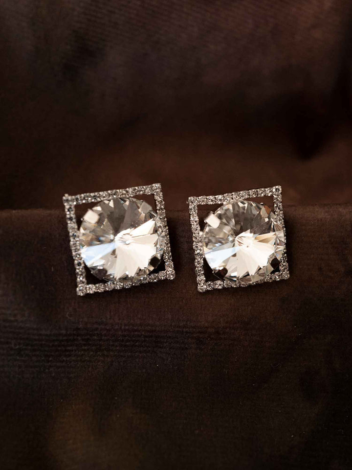 Kyla Crystal Square Earrings