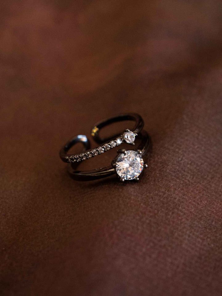 Leora Double Band  Ring