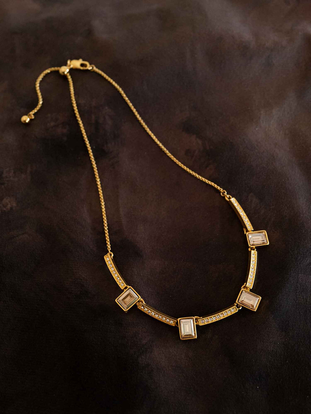 Brilliant Sugar Cube Necklace