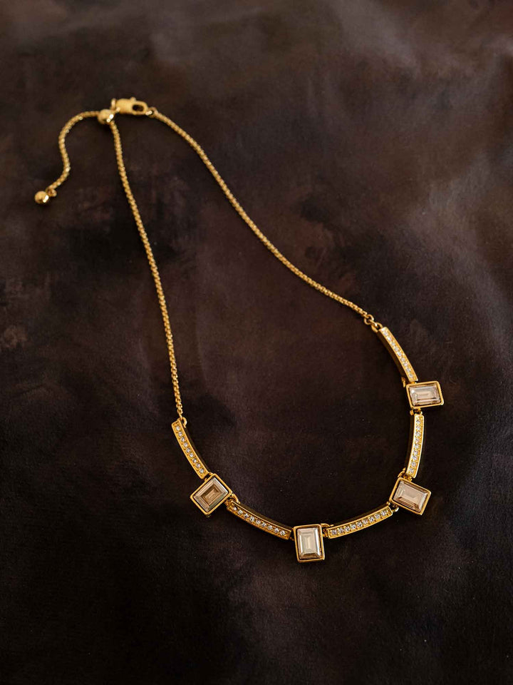 Brilliant Sugar Cube Necklace
