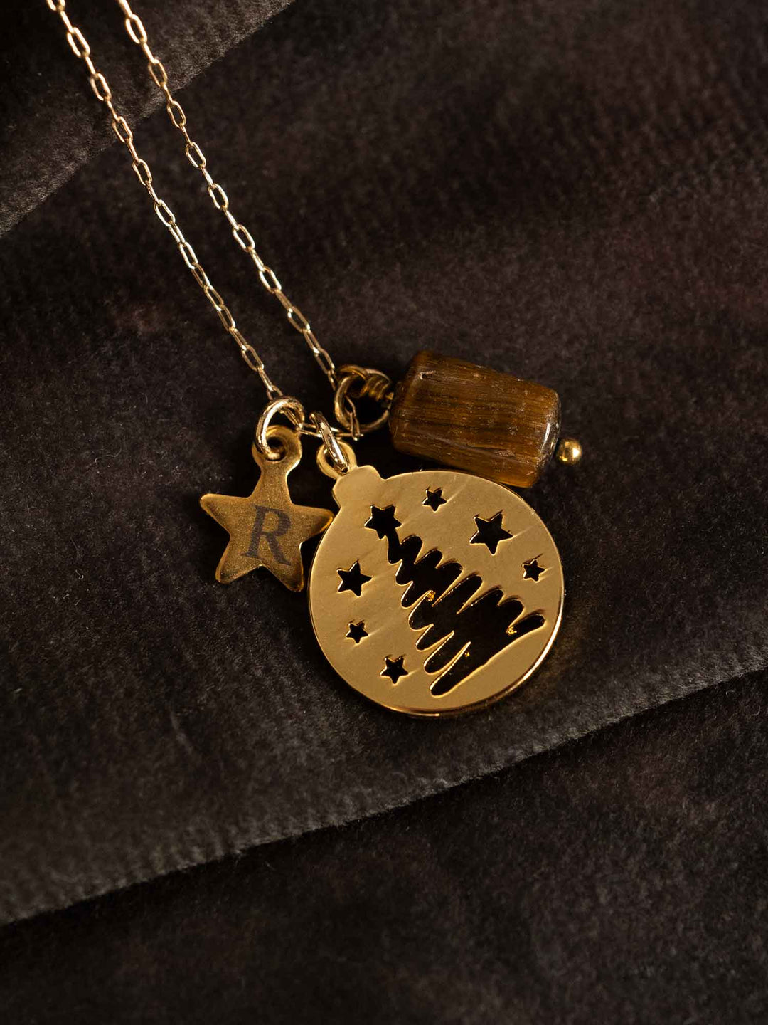 Personalization Christmas tree Necklace