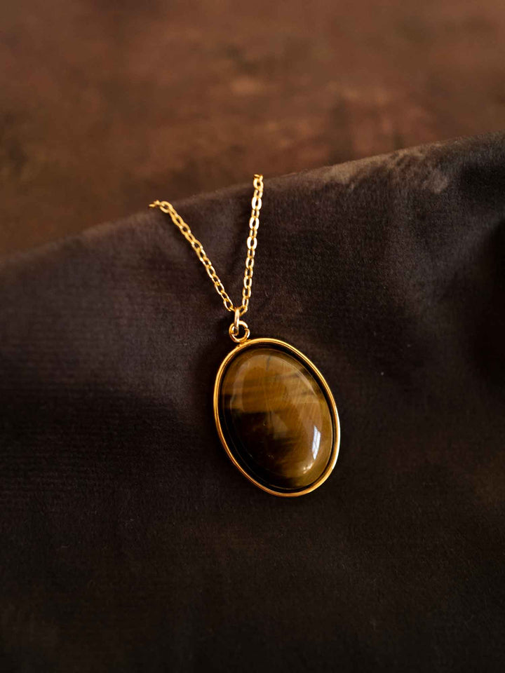 Blyssa Necklace Tiger’s eye