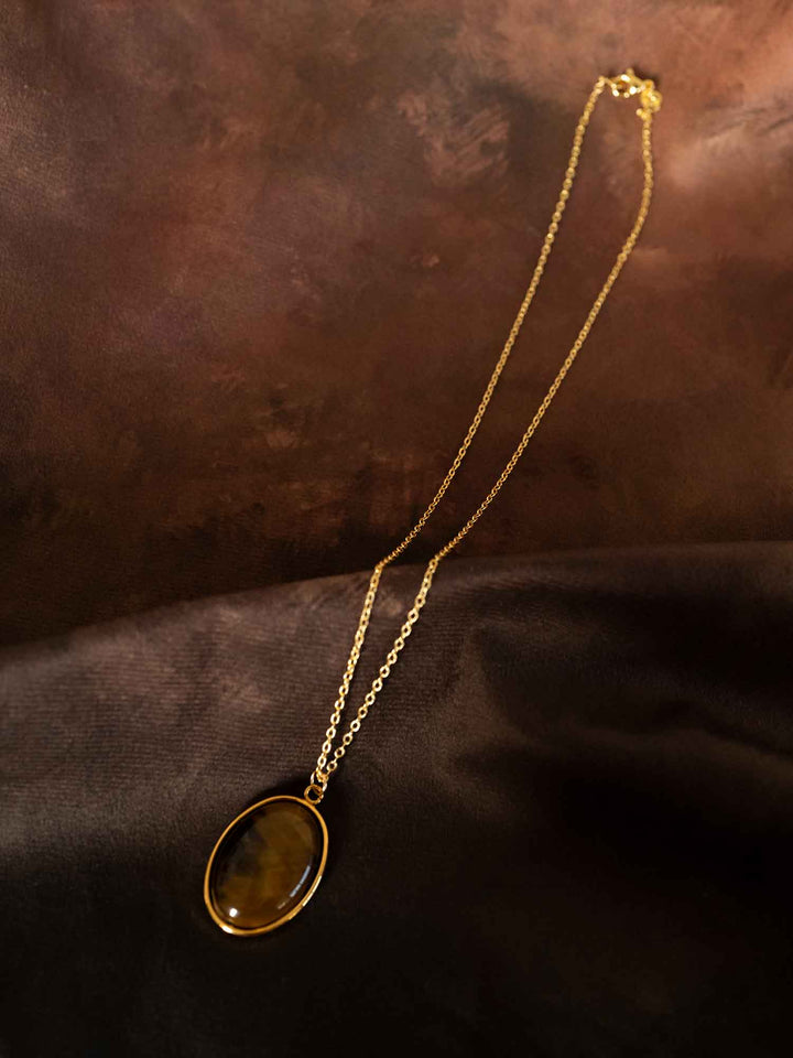 Blyssa Necklace Tiger’s eye