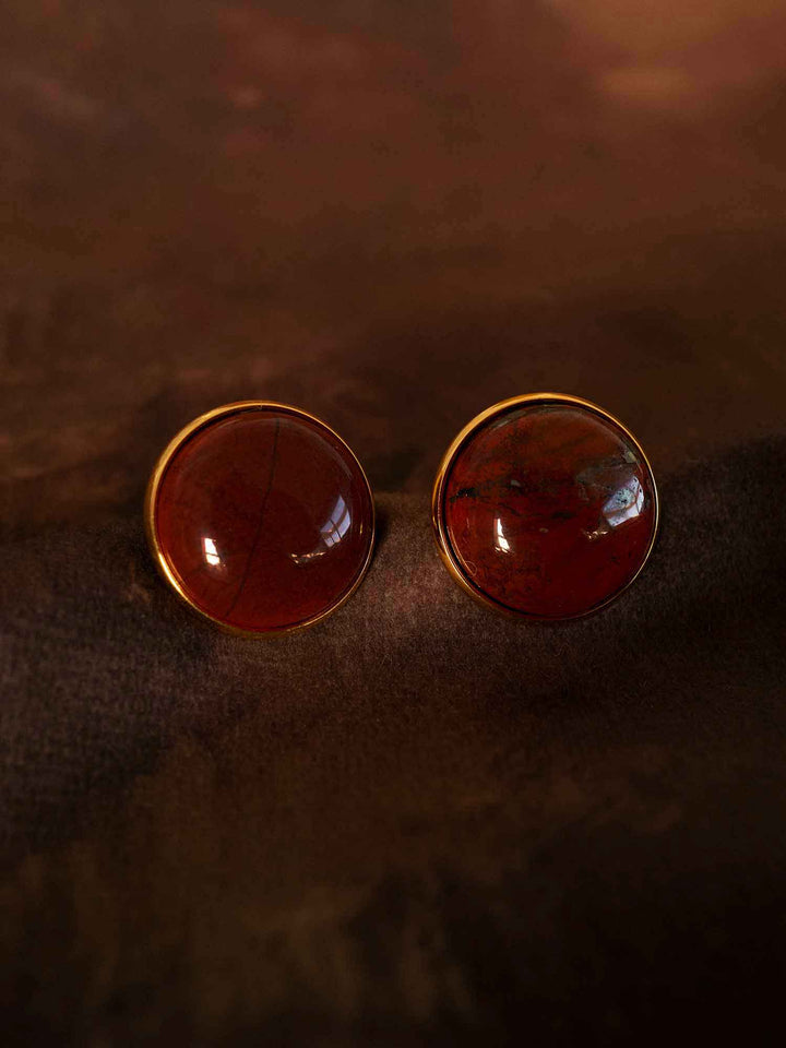 Siona Earrings Veining