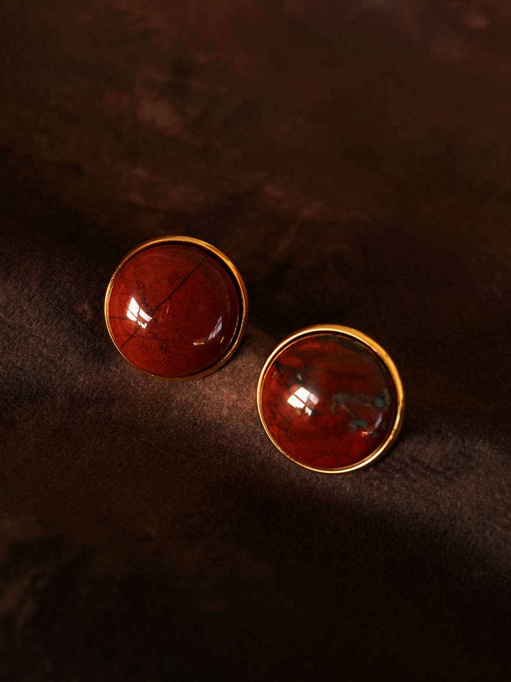 Siona Earrings Veining