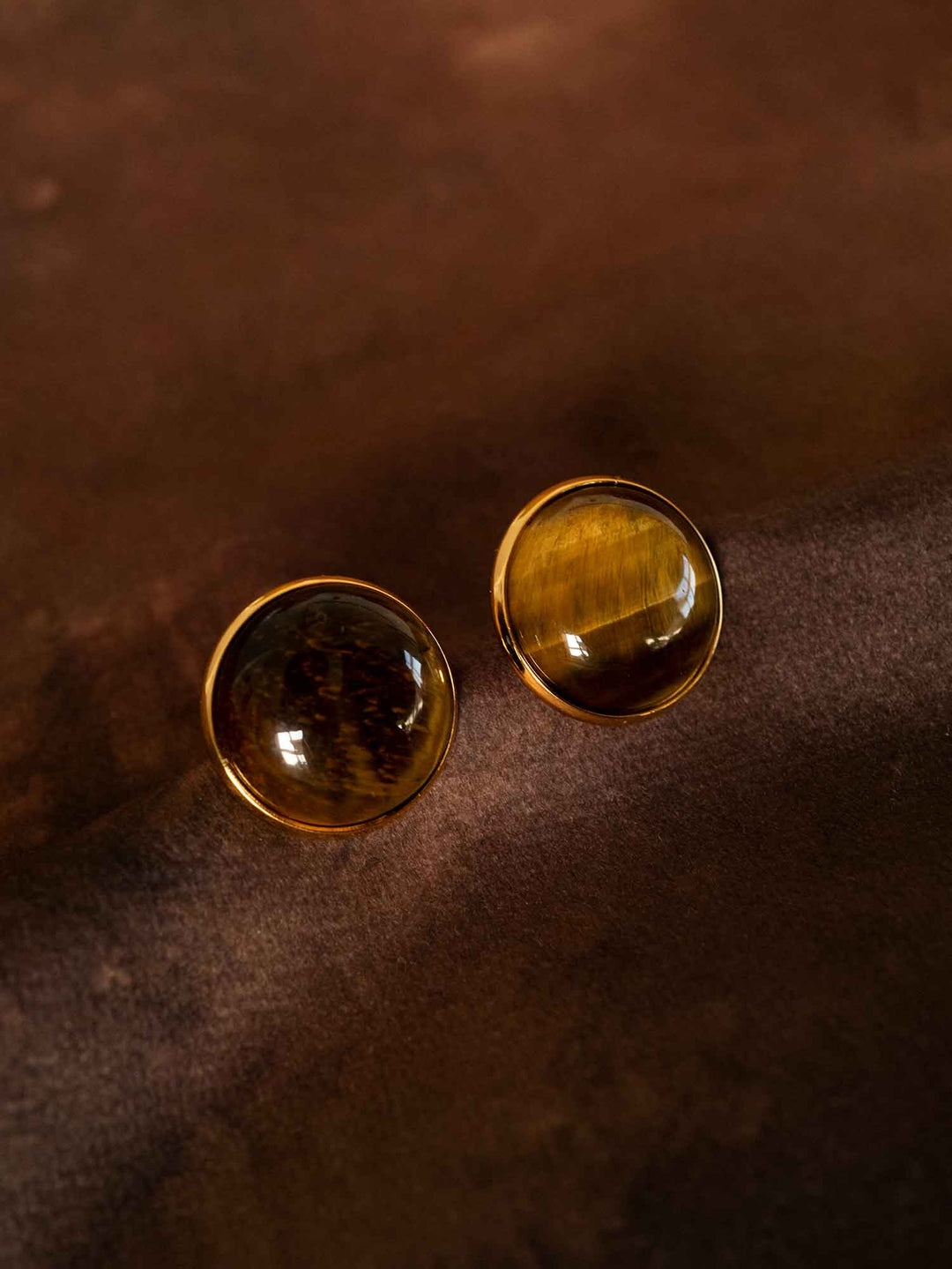 Siona Earrings Tiger’s eye