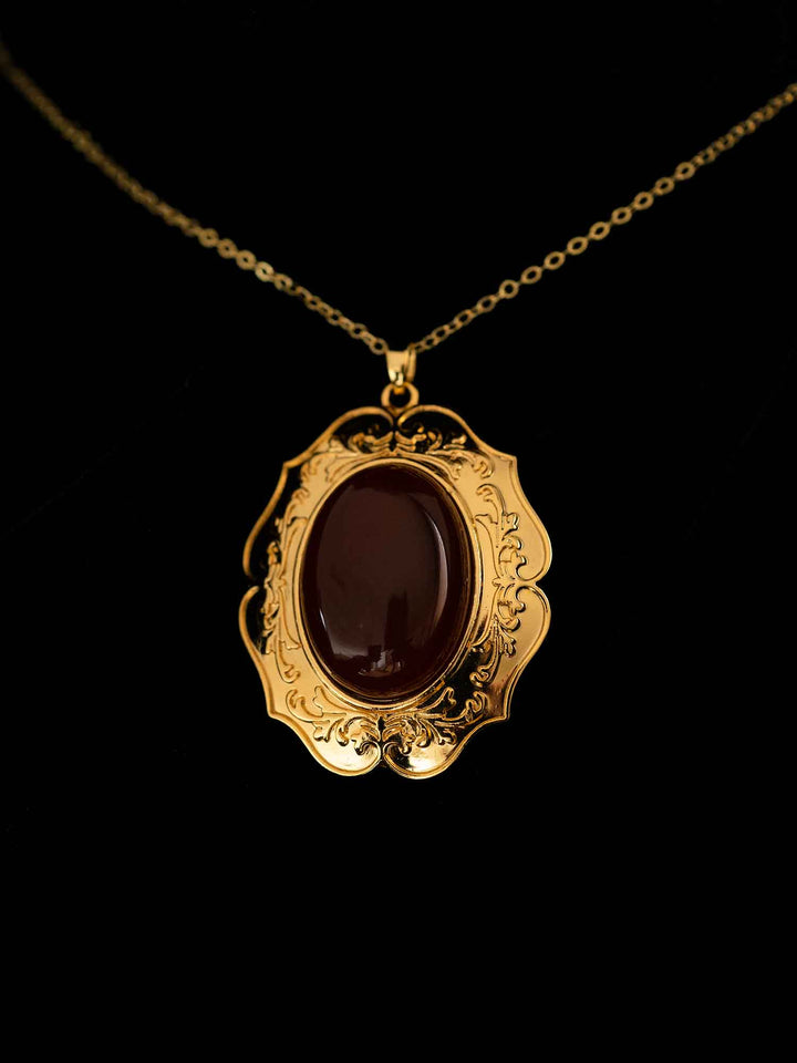 Ramira Necklace Burgundy