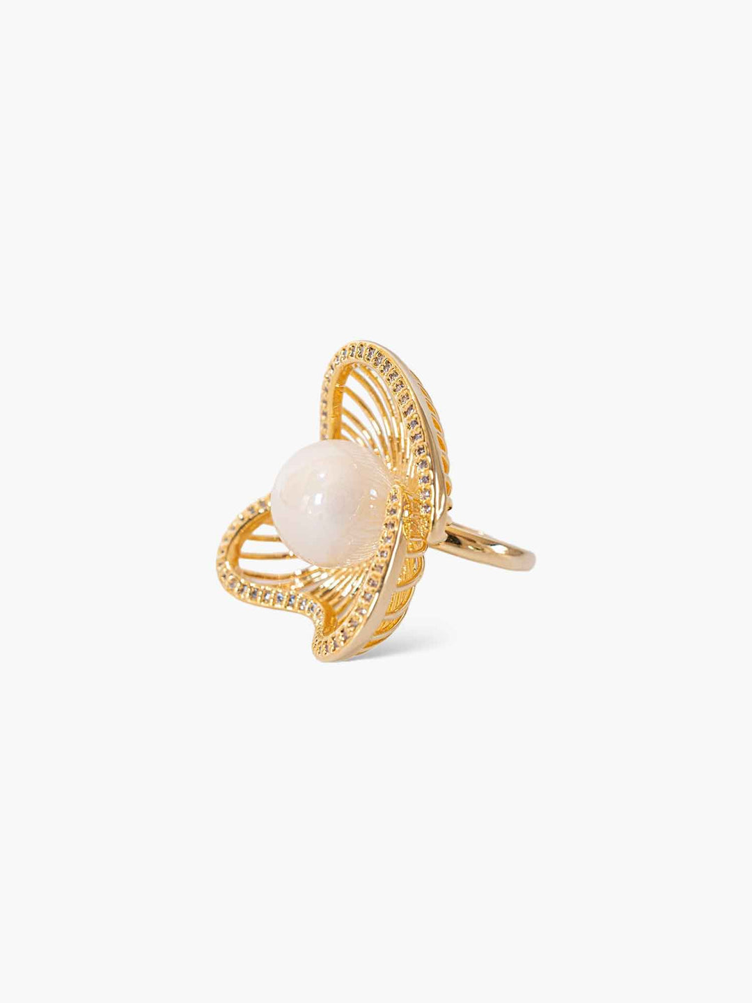 Liora Pearl Encased ring