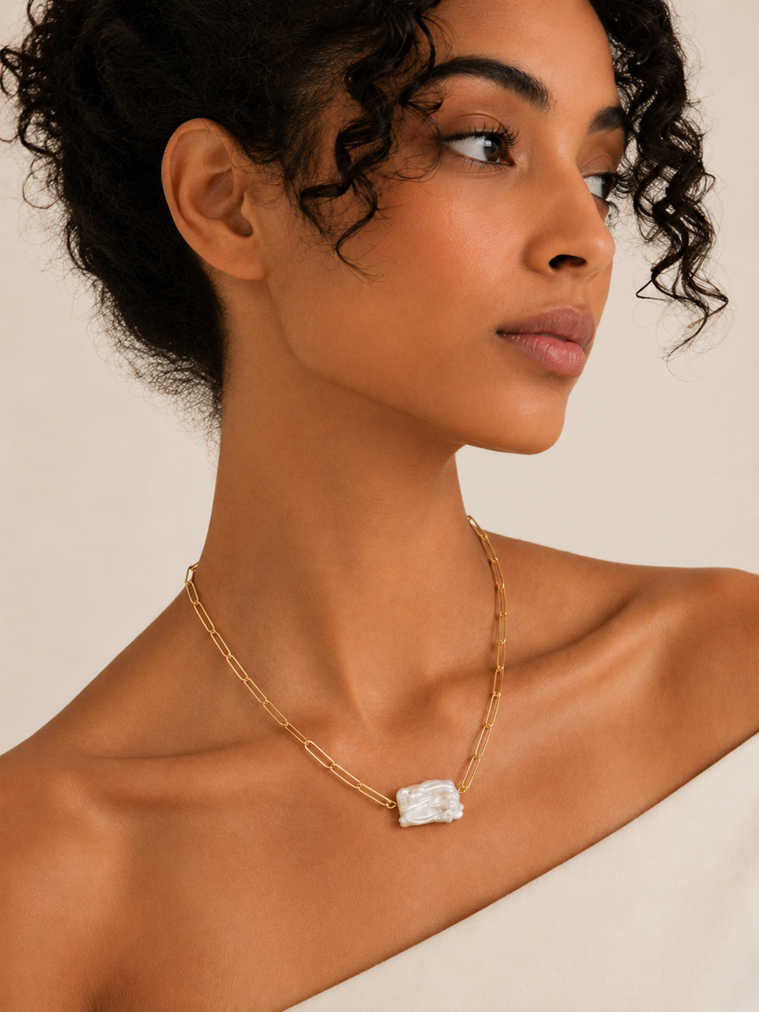 Collar de perlas barrocas Marilla