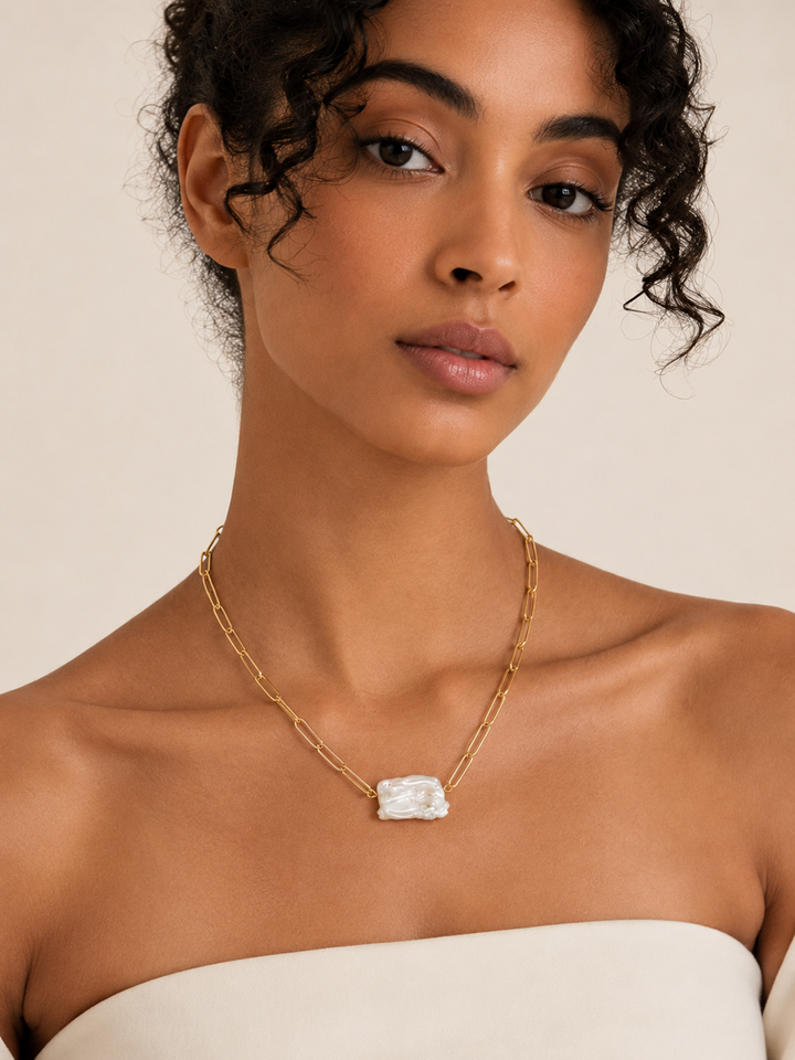 Collar de perlas barrocas Marilla