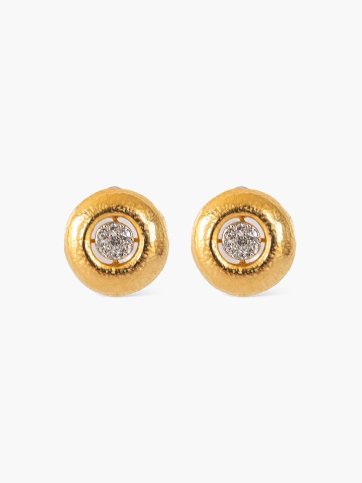 Pendientes Vintage Cubic Zircon Round