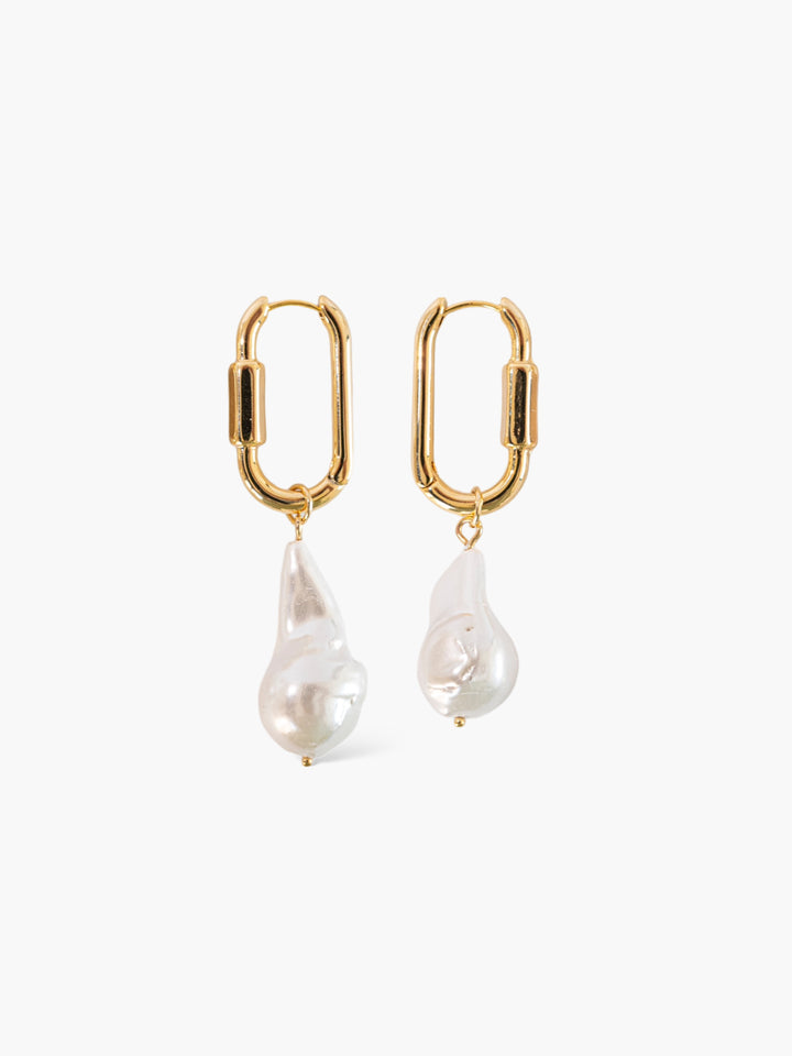 Elora Baroque Pearl Earrings