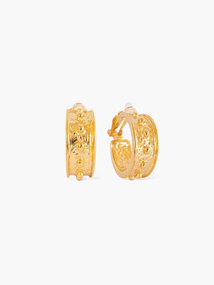 Gold Hoop Ear Clip