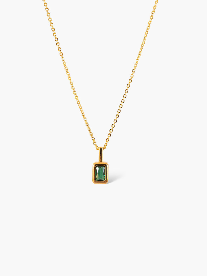 Green Crystal Necklace