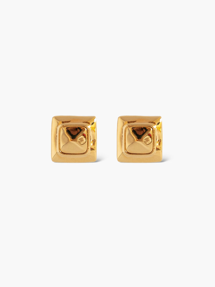 Treasure Square Gold Earrings