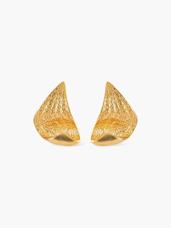 Angel Wings Gold Earrings