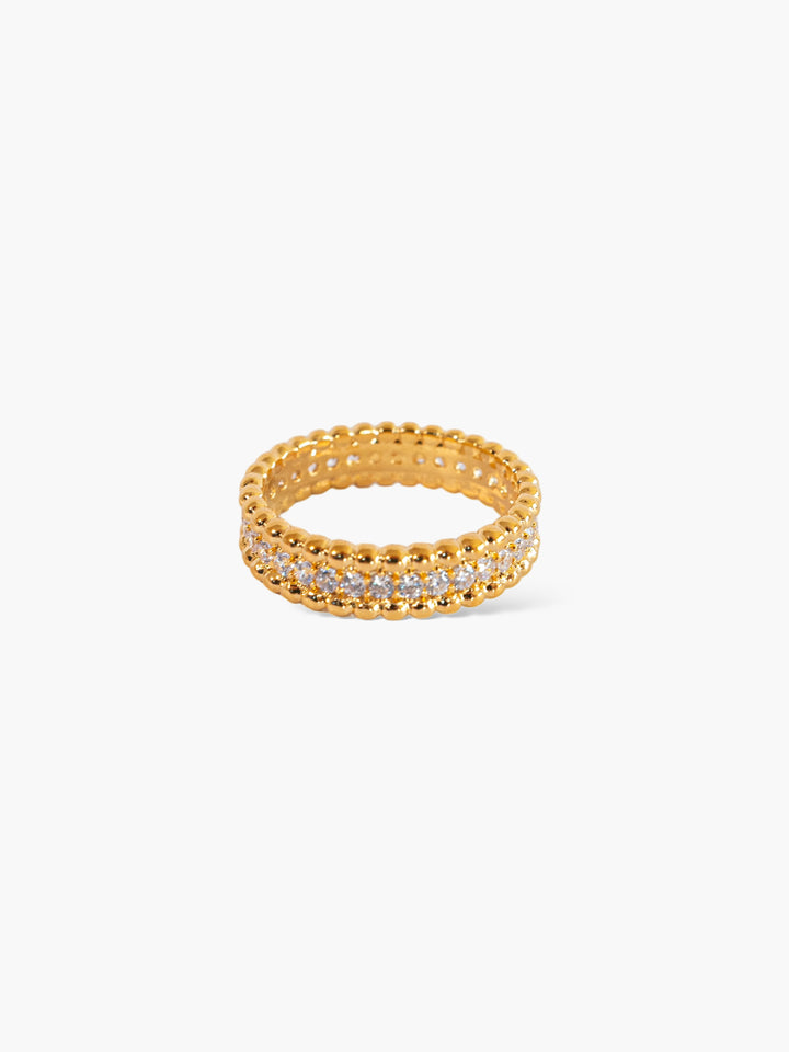 Anillo Bright Star Circonita Oro