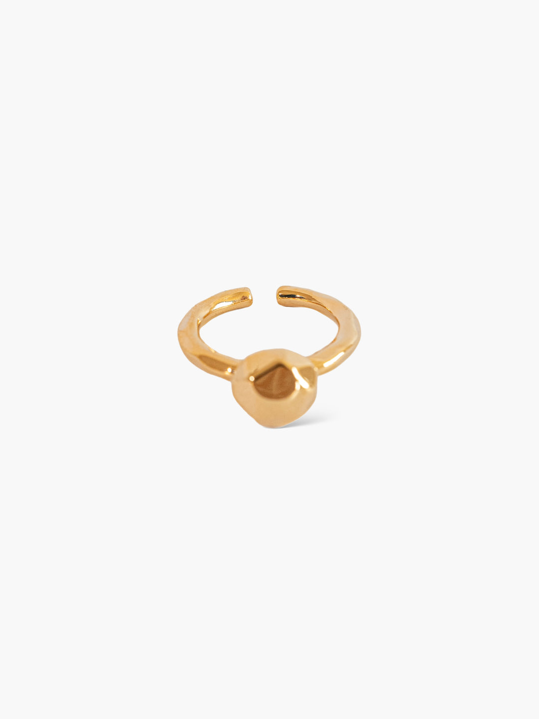 Polyhedral Rock Gold Ring