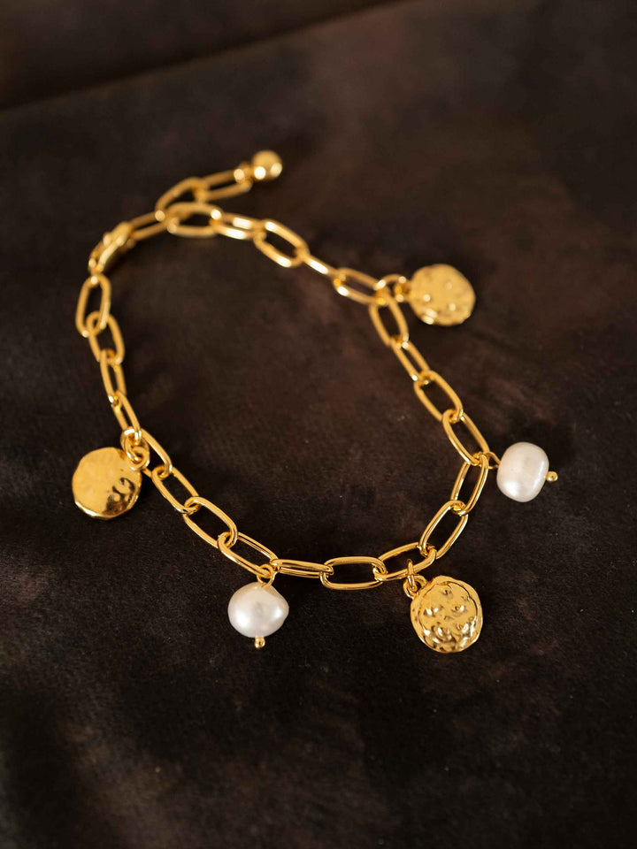 Pearl Gold Bracelet