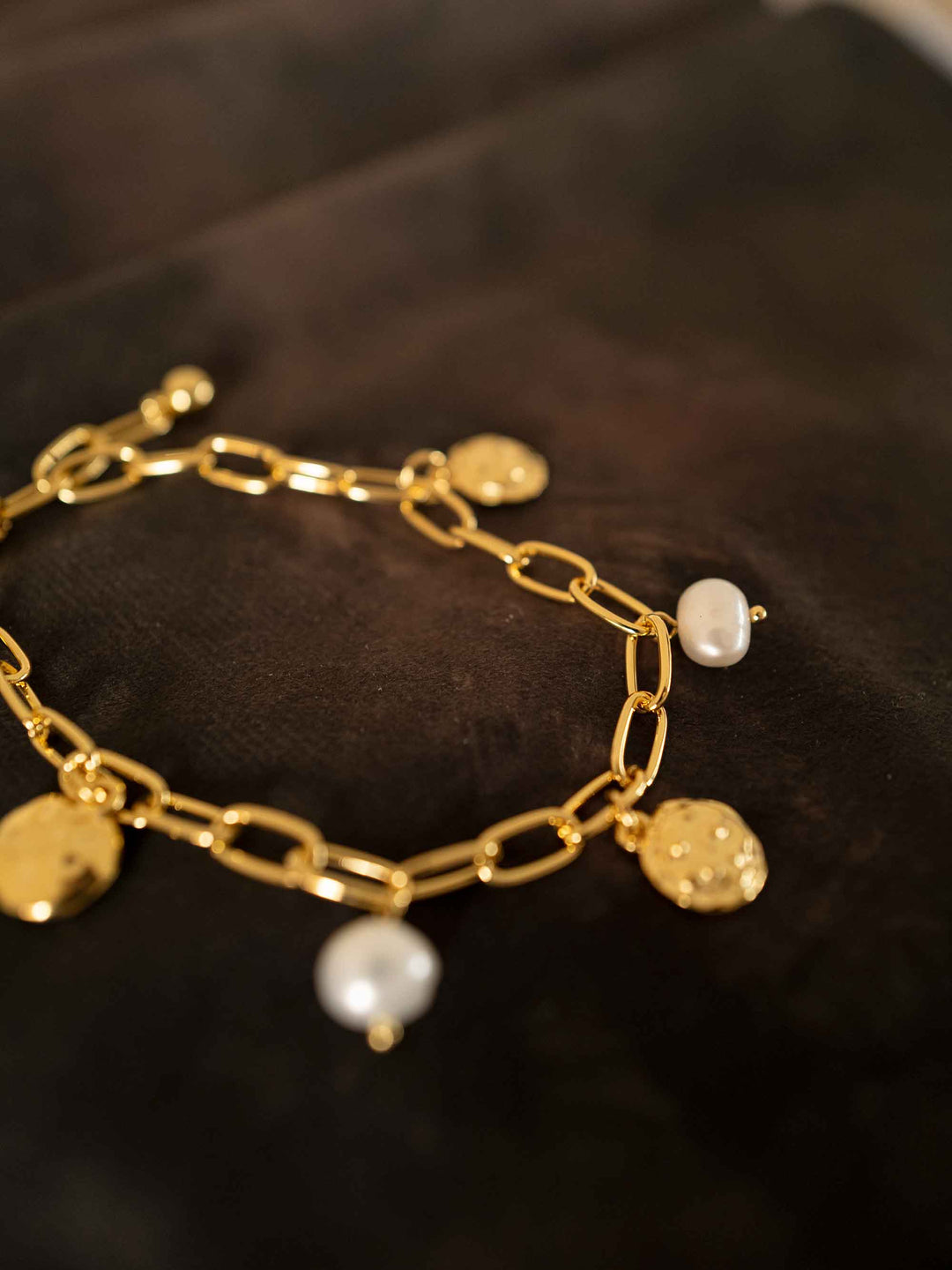 Pearl Gold Bracelet