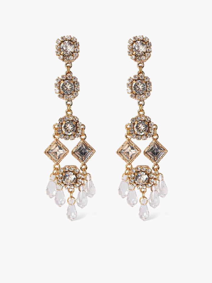 Ruxandra Crystal Drop Earrings