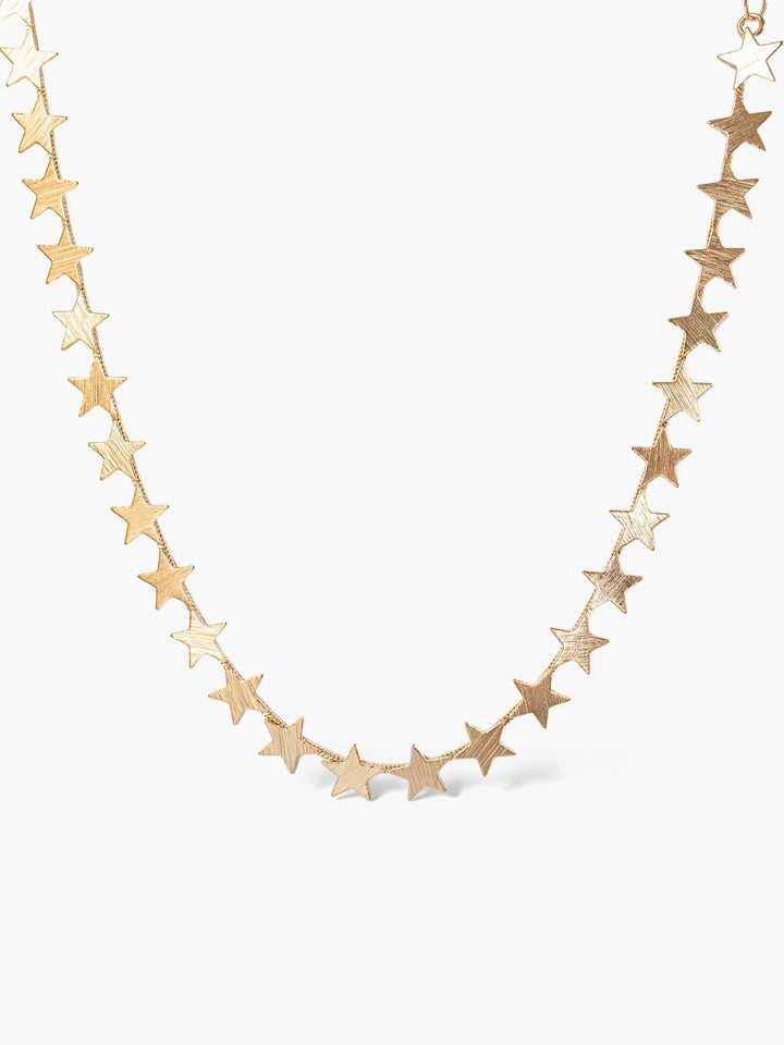 Shimmering Star Choker Necklace