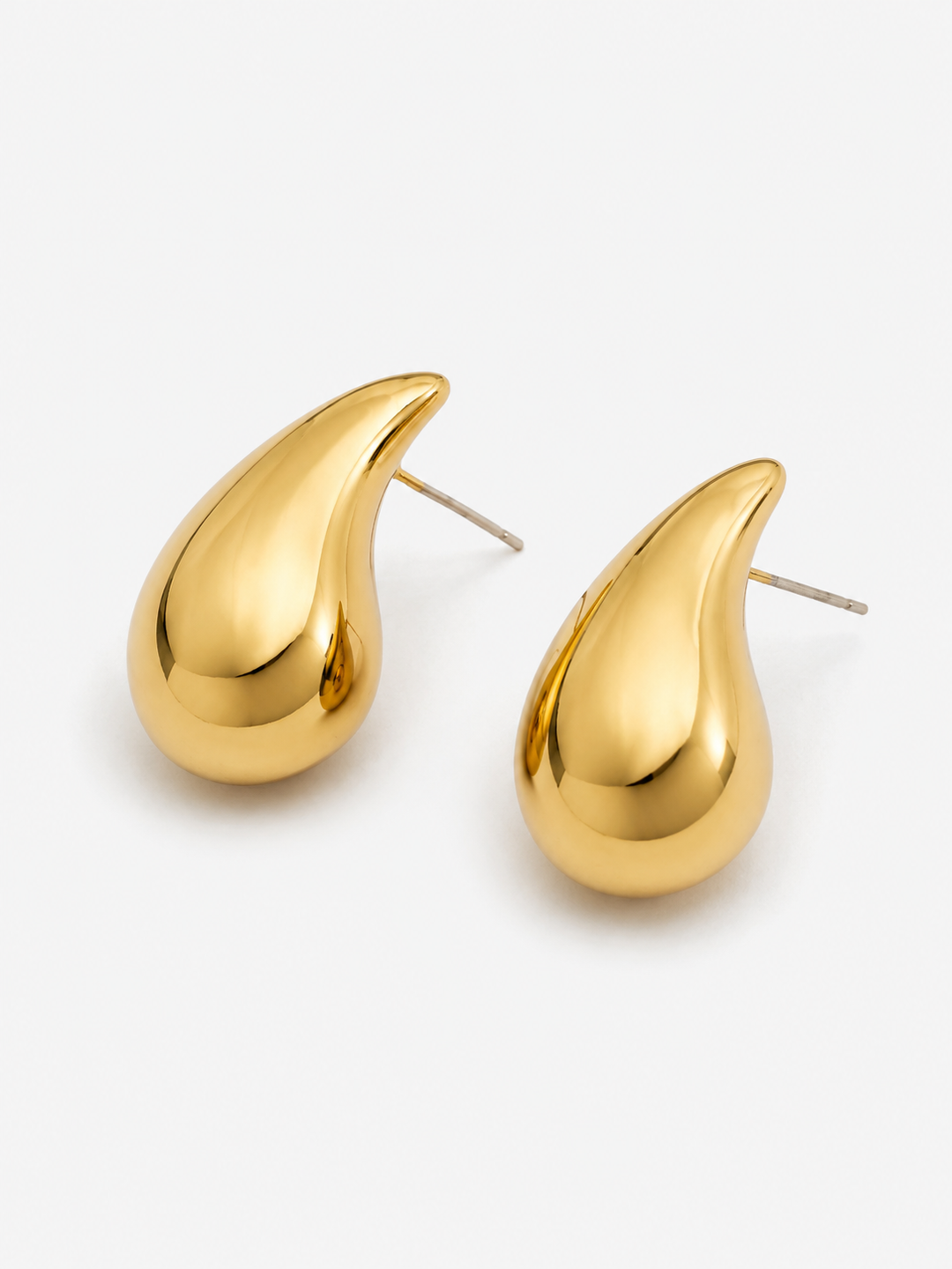 Pendientes de titanio grandes