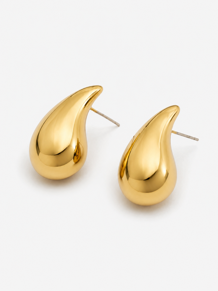 Pendientes de titanio grandes