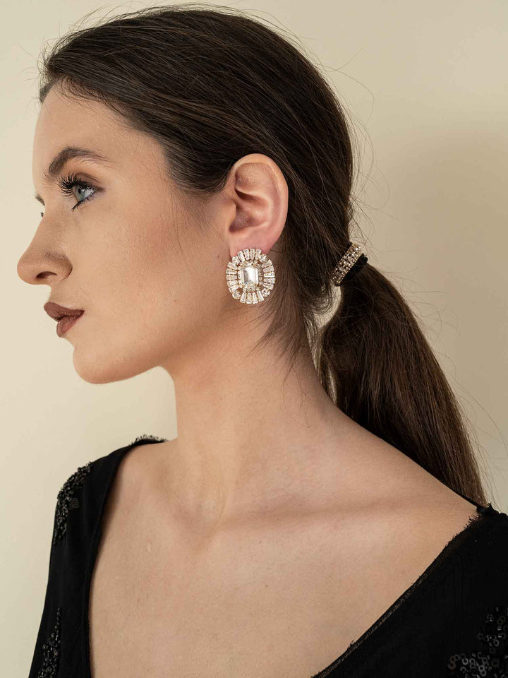 Vanessa Crystal Statement Earrings