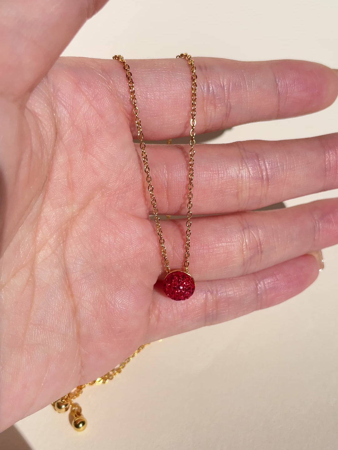 Limited Edition Red Crystal Necklace