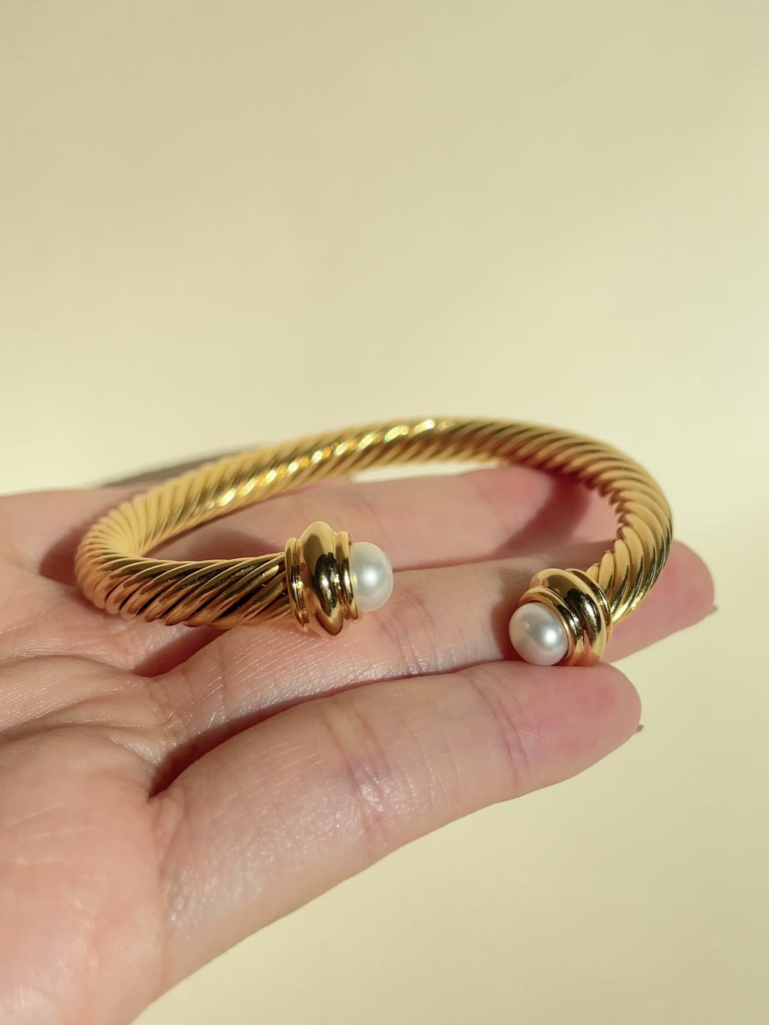 Nyla Pearl-Tipped Cuff