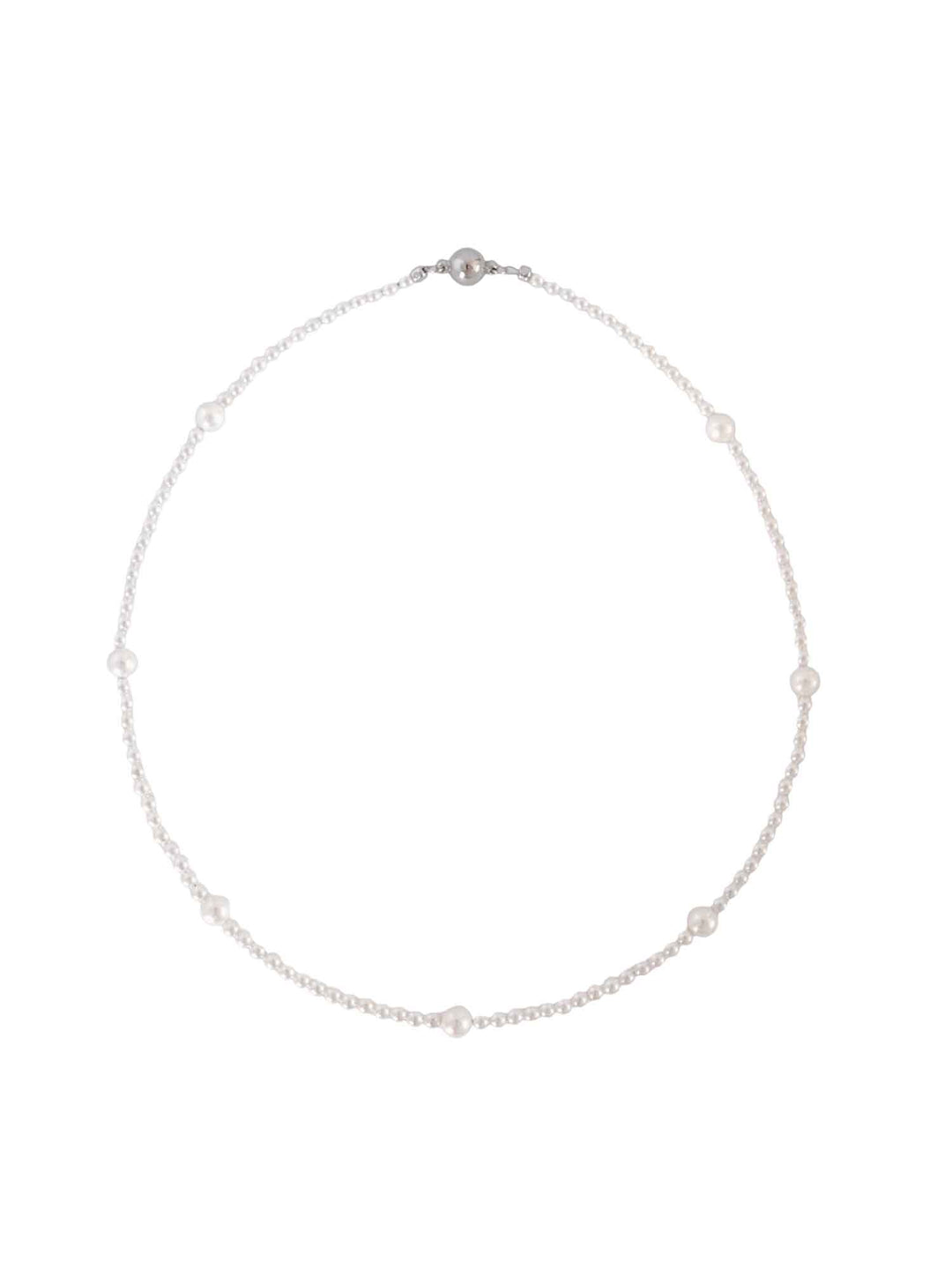 Magnetic Clasp Pearl Necklace